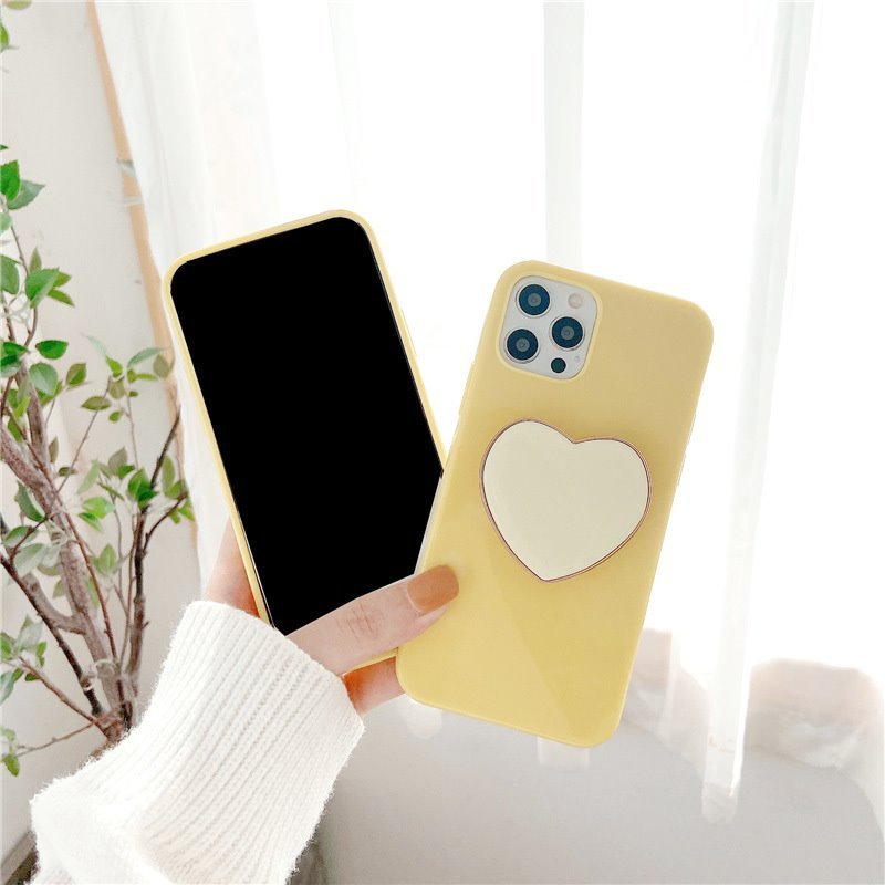 Mobile Phone Case Solid Color Silicone