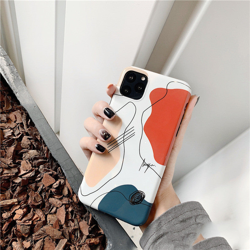 Abstract line mobile phone case