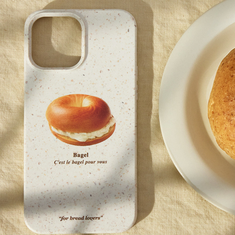 Suitable For Degradable Bagel Coffee Phone Case