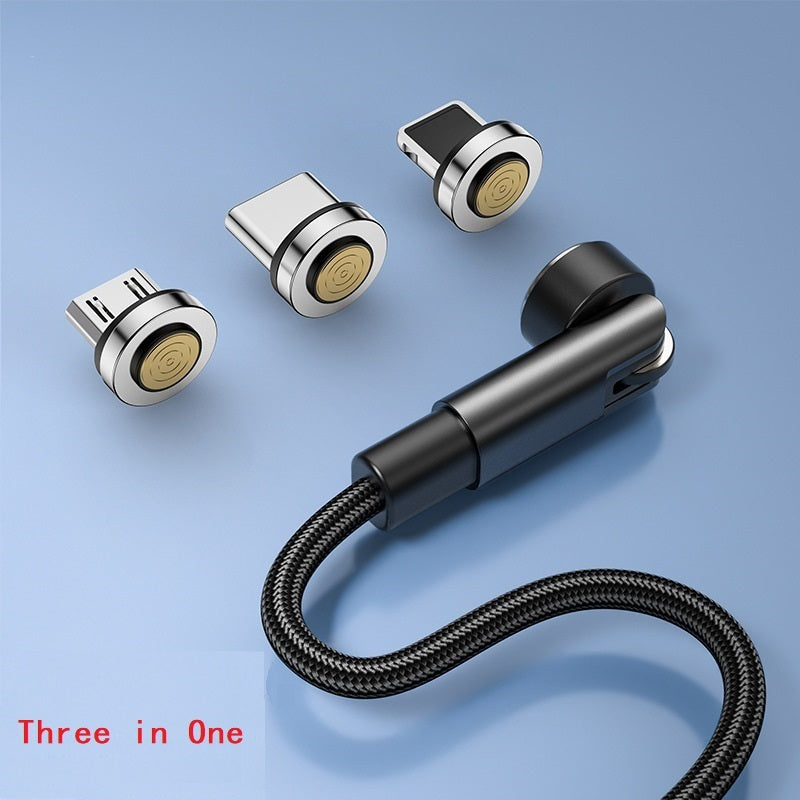 540 Degree Rotating Magnetic Data Cable Three In One