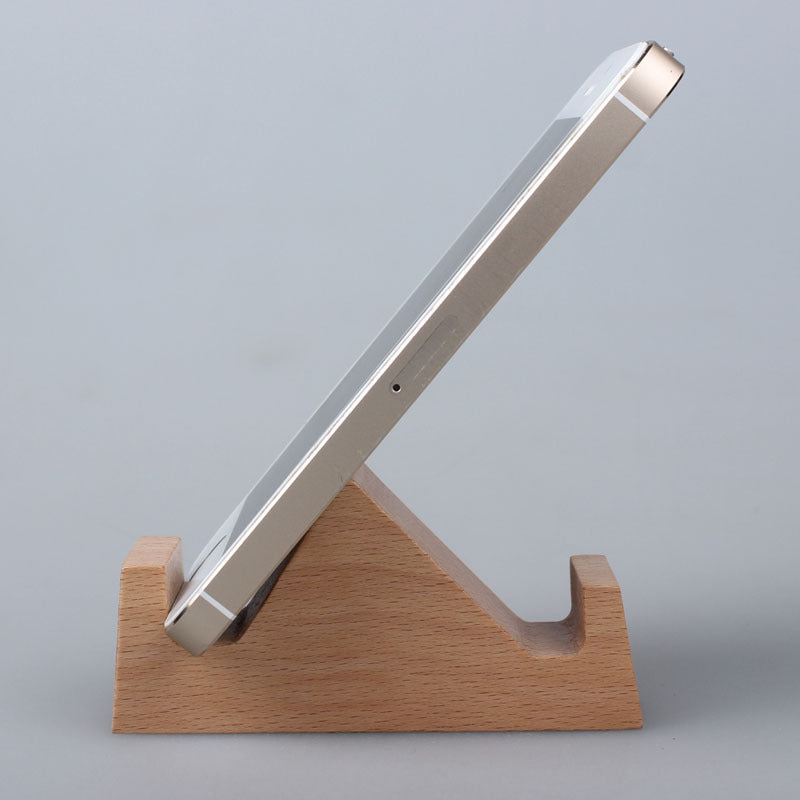 Creative Mobile Phone Beech Wood Phone Holder