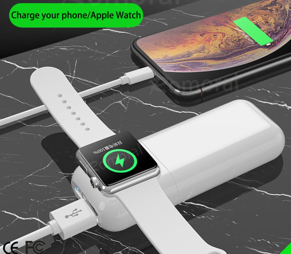 Watch Wireless Charging 5500 Mobile Power Bank