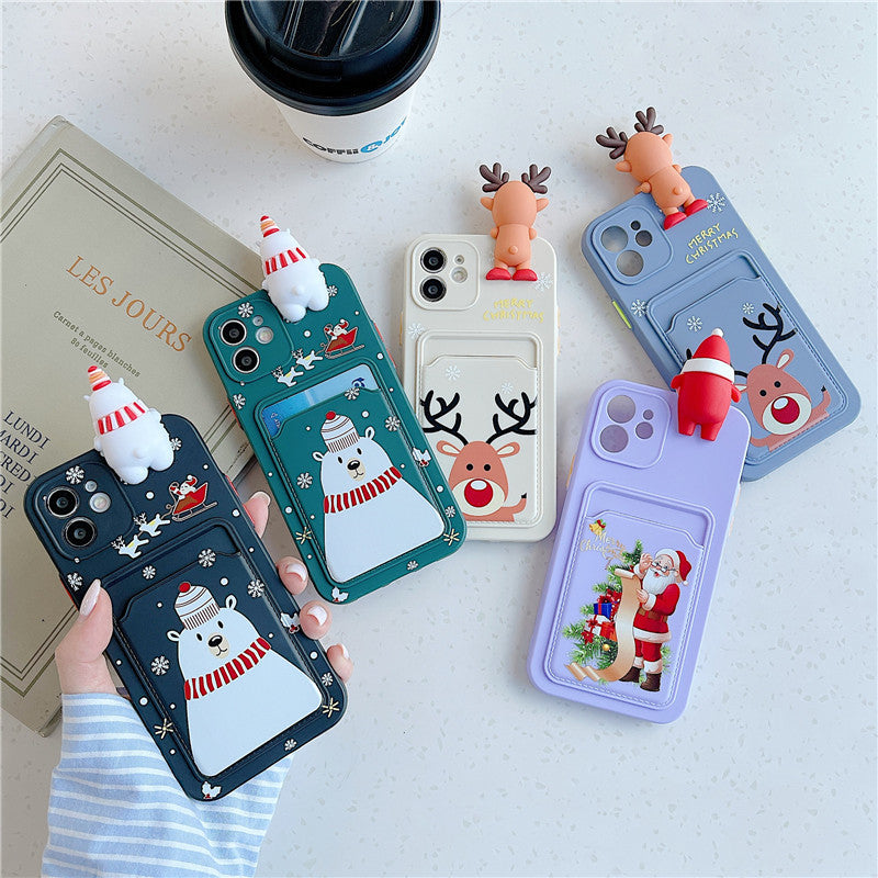 Christmas Mobile Phone Case Card Bag Soft Case