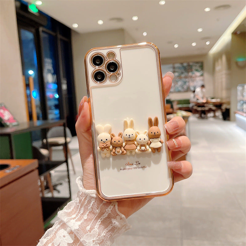 Electroplating Cartoon Suitable For Mobile Phone Case