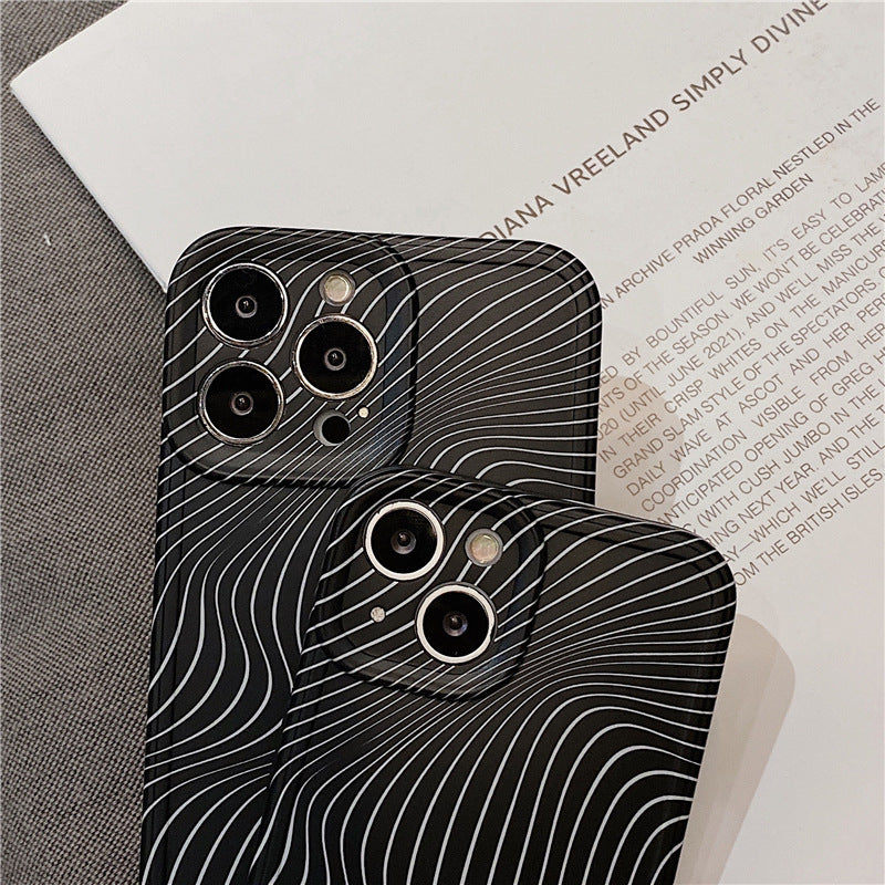 Abstract Line Print Mobile Phone Soft Case