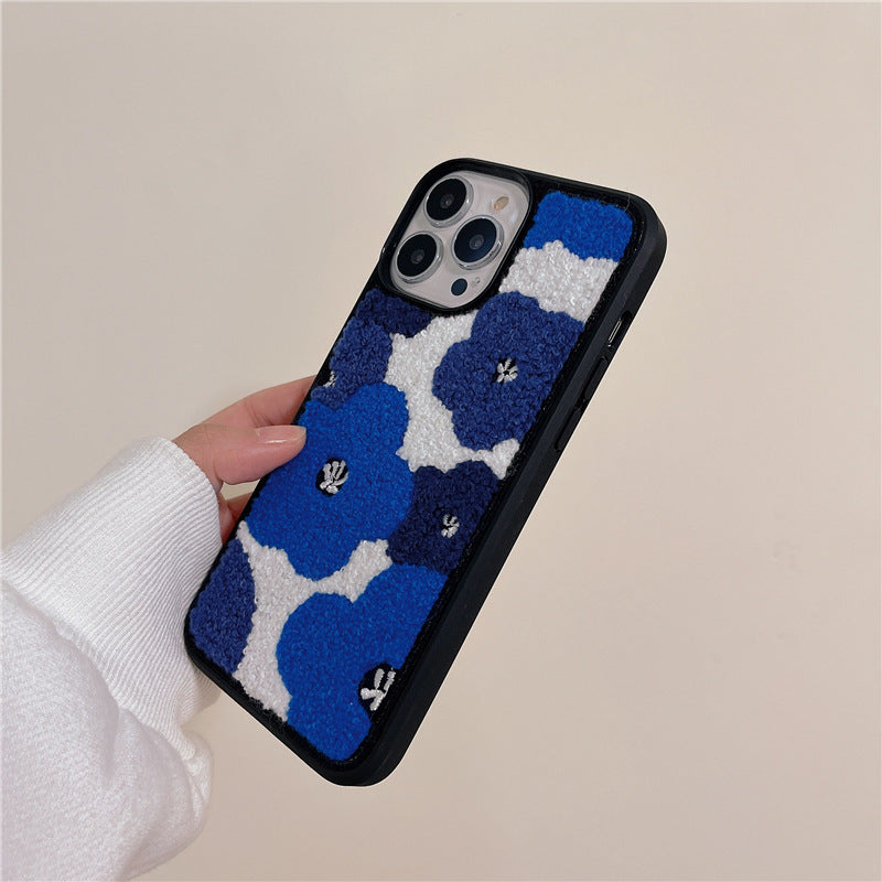 Klein Blue Flowers For Mobile Phone Case