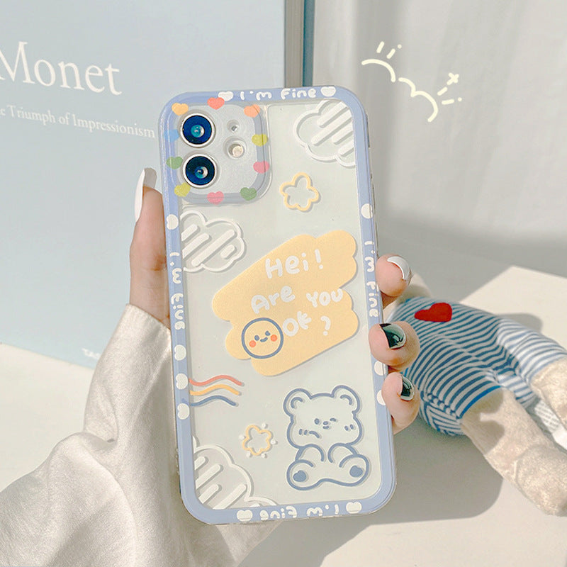 Original Cartoon Bear Anti-drop Phone Case