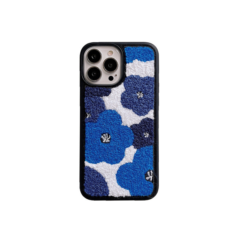 Klein Blue Flowers For Mobile Phone Case