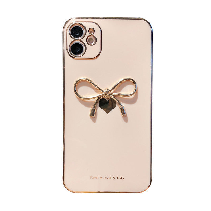 Mobile Phone Case Electroplating Creative Love Protective Cover