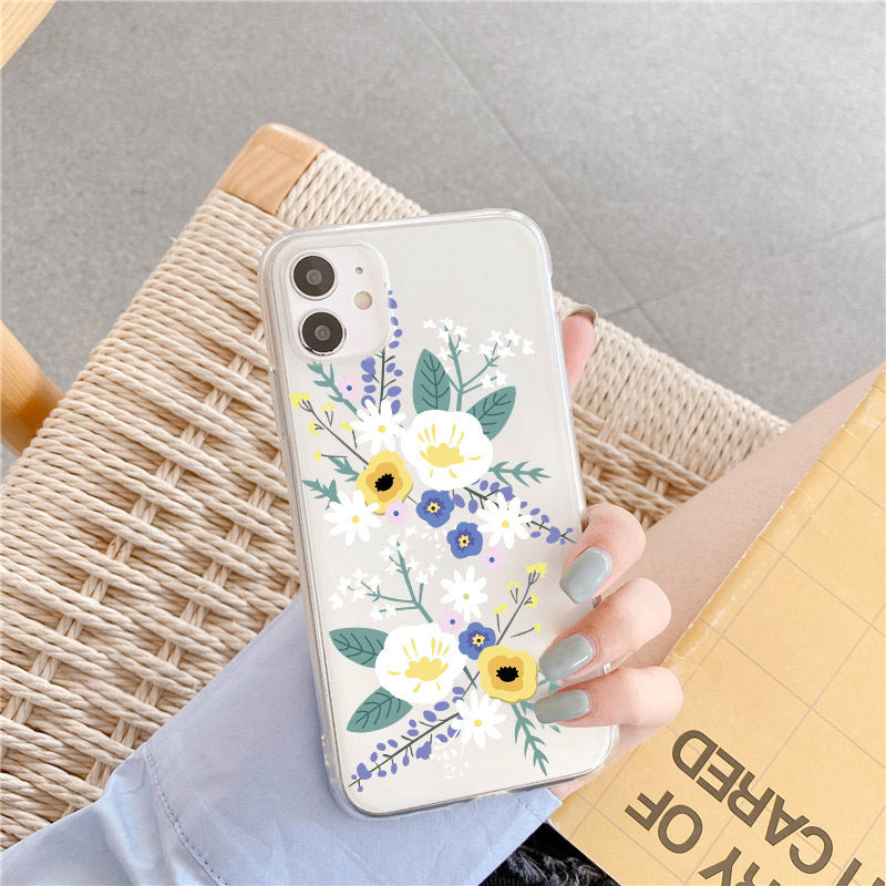 Personalized Trendy Flower Colored Mobile Phone Shell