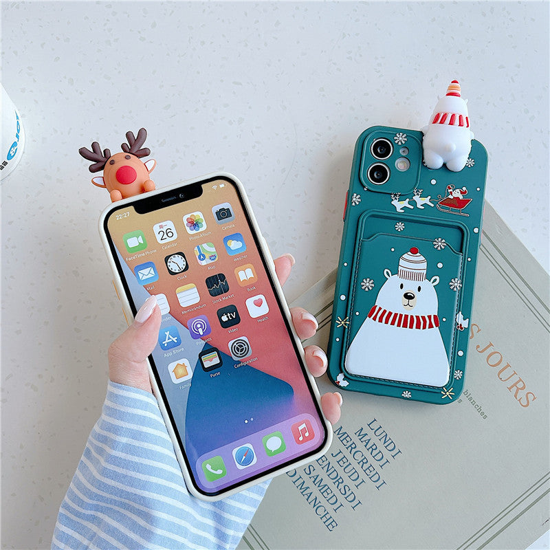 Christmas Mobile Phone Case Card Bag Soft Case