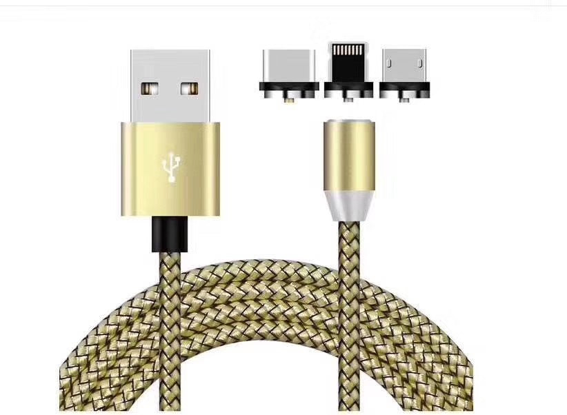 Three-in-one Magnetic Charging Cable