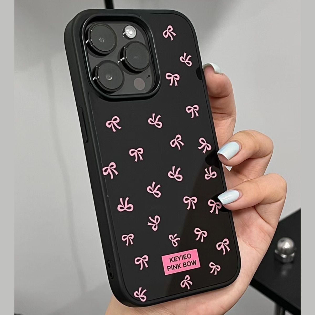 Sweet Cool Instagram Bow Silicone Phone Case