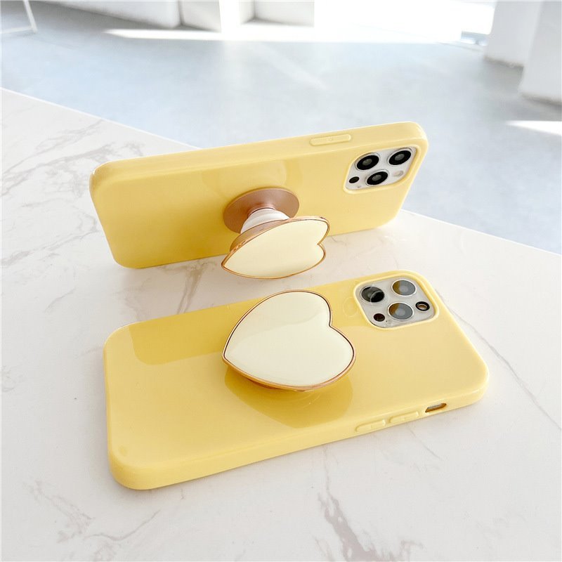 Mobile Phone Case Solid Color Silicone